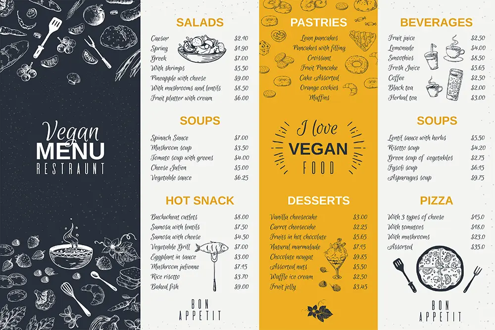 OuiTap digital menu